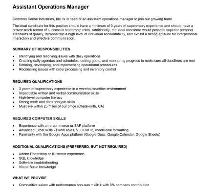 Job Postings